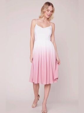 BB Dakota Pink Sunset Ombré Dress
